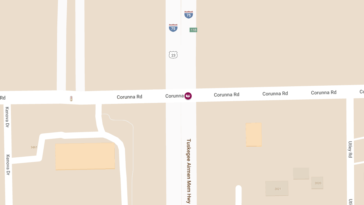 Collision with Injuries on NB I-75 at Corunna Rd