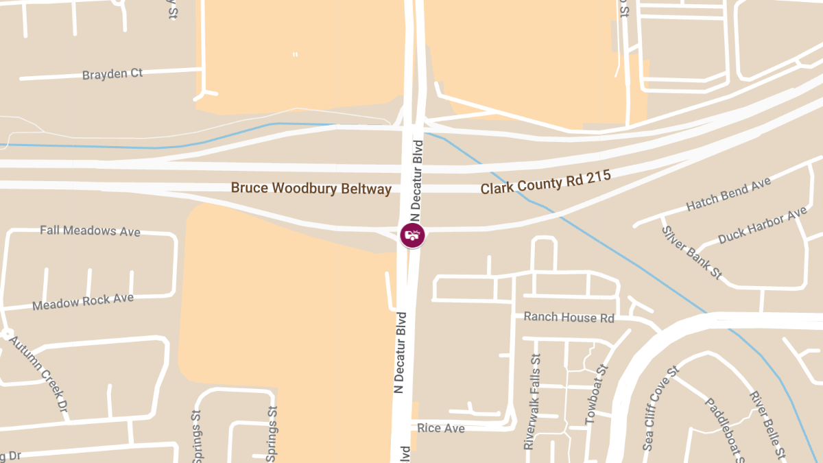 Collision with Injuries on S CC-215 E at S Decatur Blvd