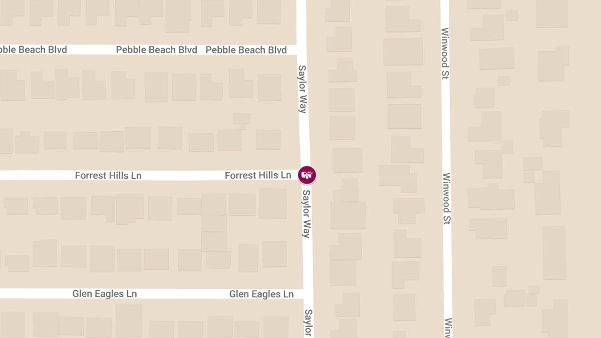 Collision with Injuries on Saylor Way