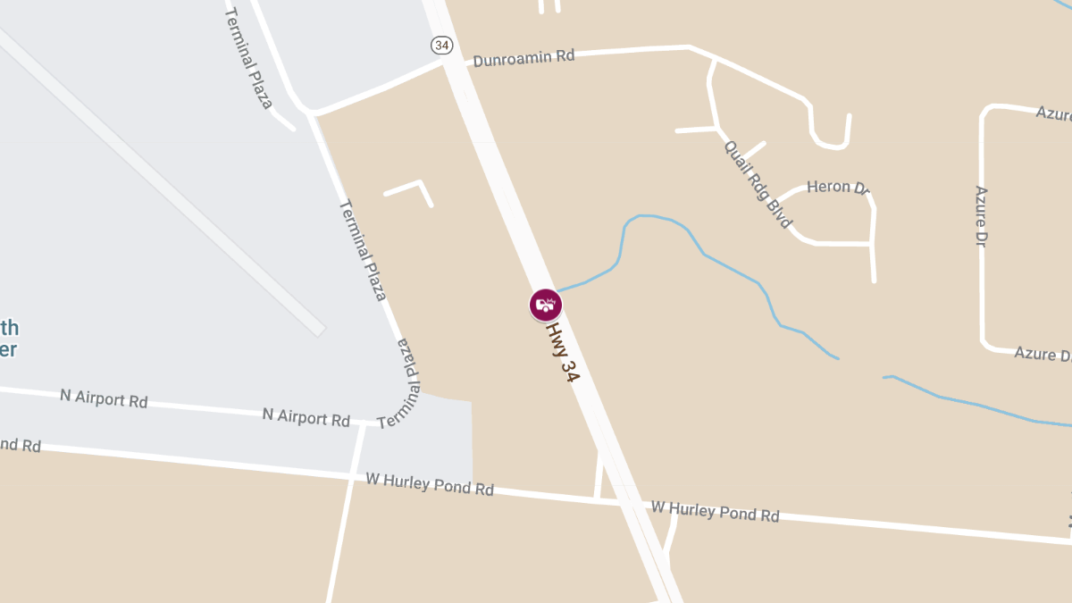 Crash Closes All Lanes on Rt 34 SB Near Monmouth Executive Airport