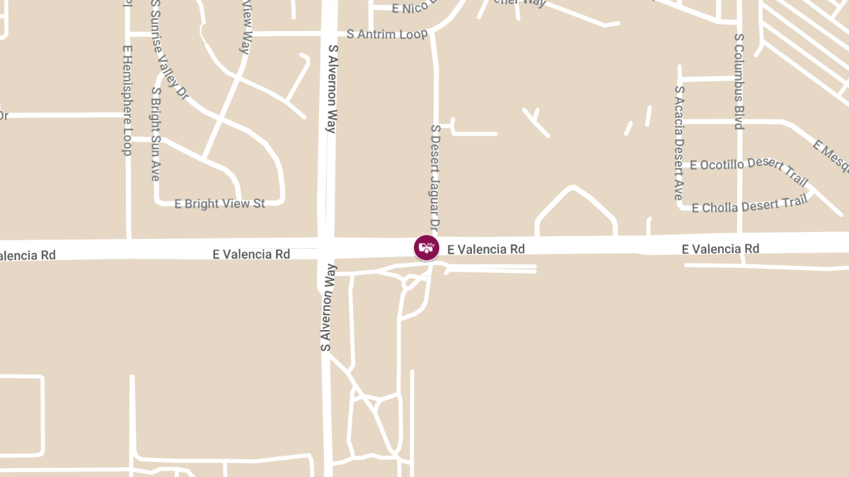 Crash With Injuries at 4101 East Valencia Rd