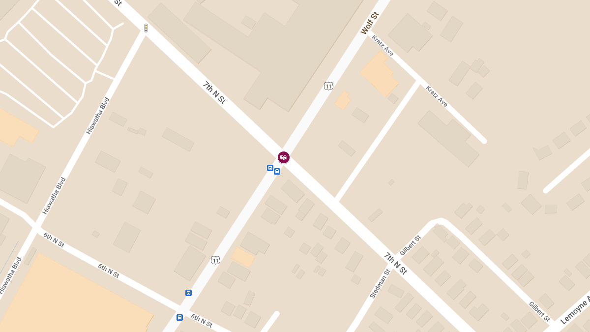 Crash With Injuries at 7th North St & Wolf St