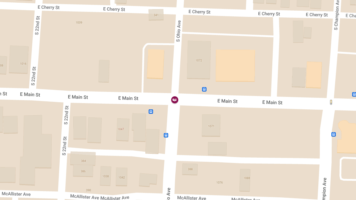 Crash With Injuries at E Main St & S Ohio Ave