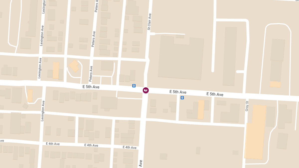 Crash With Injuries at Saint Clair Ave & E 5th Ave