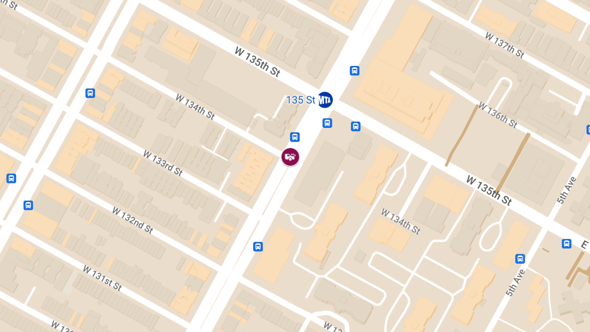 Crash With Injuries at W 134th St & Lenox Ave