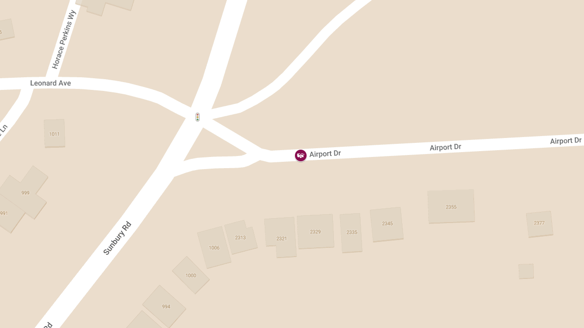 Crash With Injuries on 2385 Airport Dr