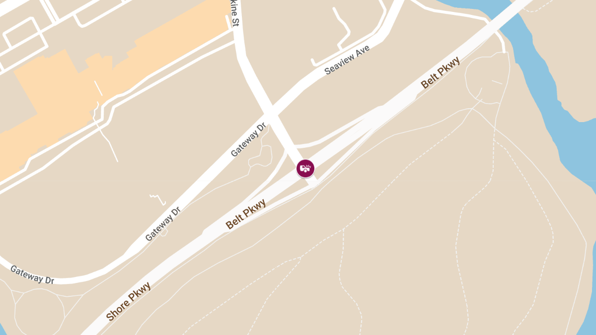 Crash With Injuries on Belt Pkwy W & Erskine St