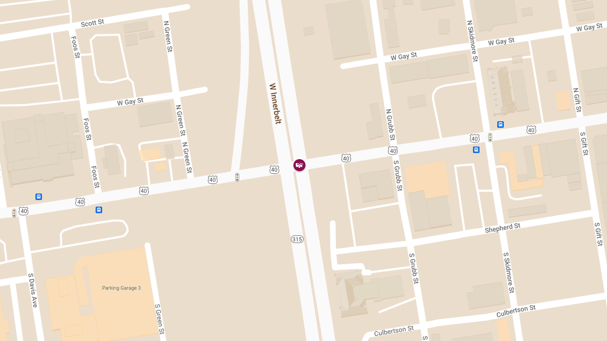 Crash With Injuries on OH-315 S & W Broad St