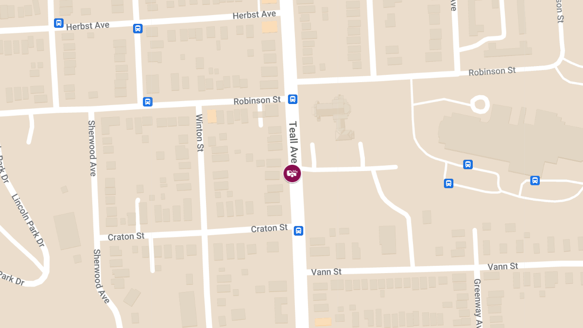 Crash With Injuries on Teall Ave Between Burnet Ave and Hawley Ave