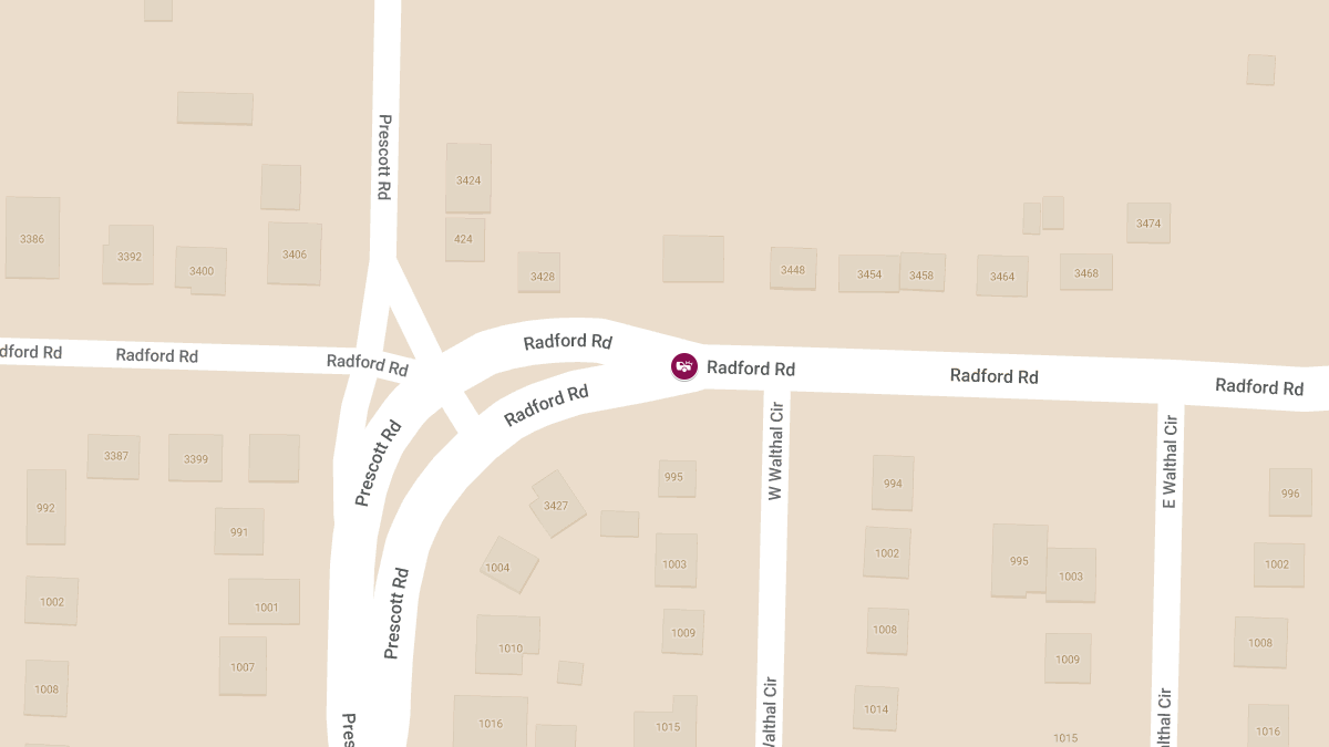 Crash at 3464 Radford Rd Leads to Injuries