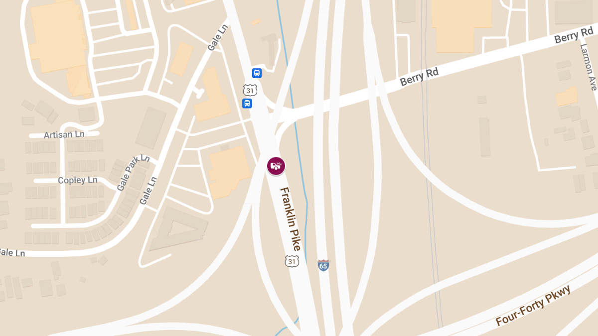 Crash at 8th Ave S and Franklin Pike Results in Injuries