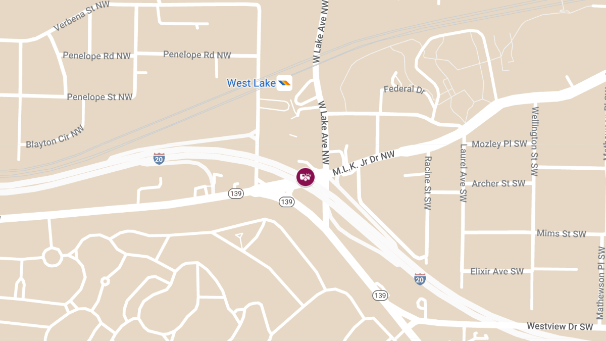 Crash at Anderson Ave SW and Martin Luther King Jr Dr SW Causes Injuries