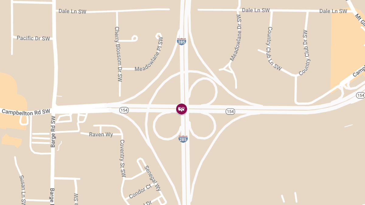 Crash at Arthur Langford Pkwy E & I-285 S Leads to Injuries