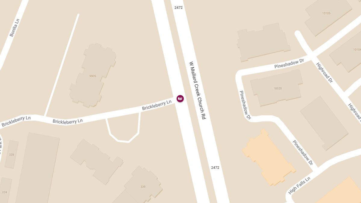 Crash at Brickleberry Ln & W Mallard Creek Church Rd Causes Injuries