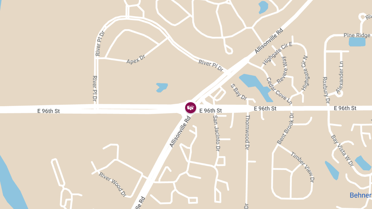 Crash at E 96th St & Allisonville Rd Causes Injuries