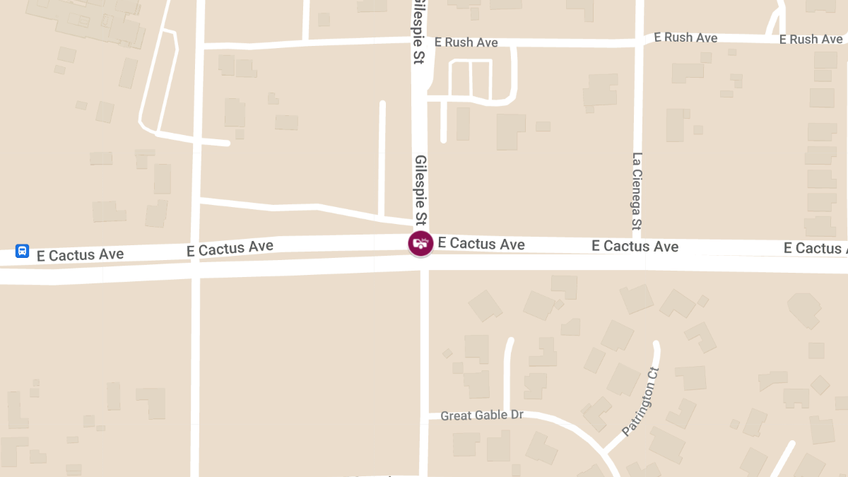 Crash at E Cactus Ave & Gilespie St Results in Injuries