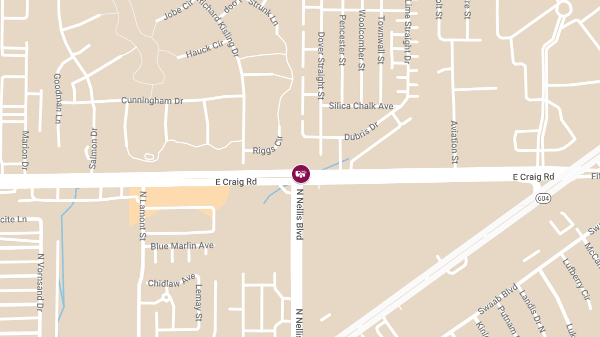 Crash at E Craig Rd & N Nellis Blvd Causes Injuries