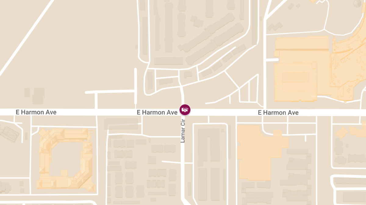 Crash at E Harmon Ave & La Mar Cir Results in Injuries