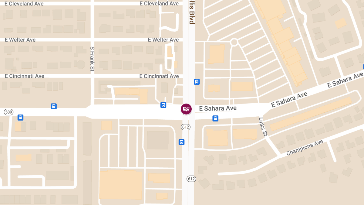 Crash at E Sahara Ave & S Nellis Blvd Causes Injuries