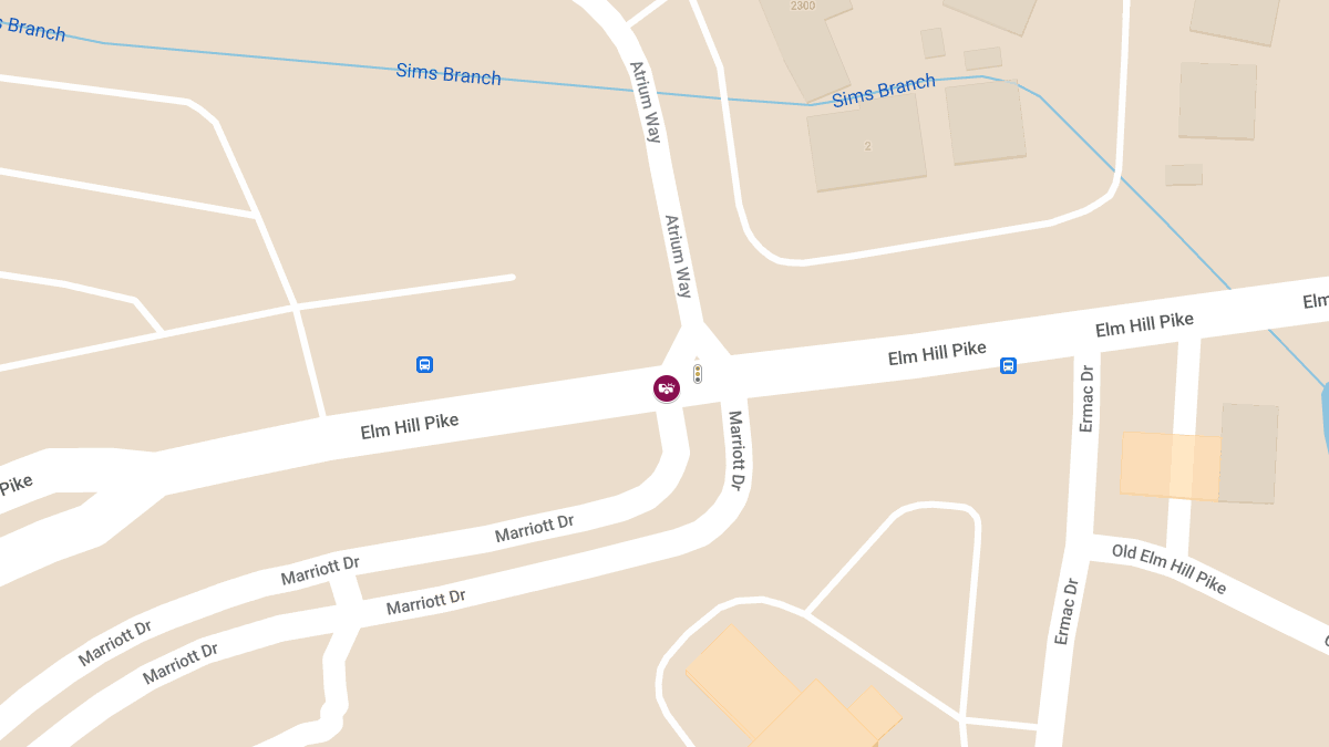 Crash at Elm Hill Pike & Atrium Way Results in Injuries