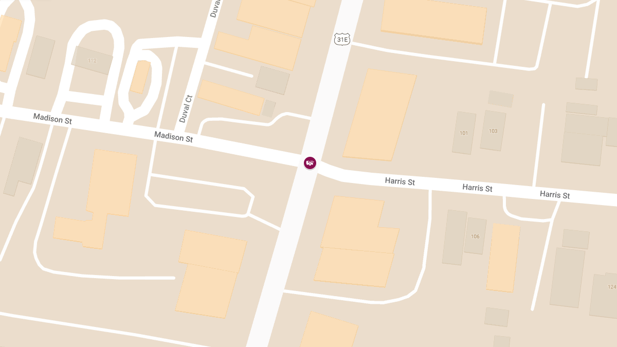 Crash at Harris St & Gallatin Pike S Results in Injuries