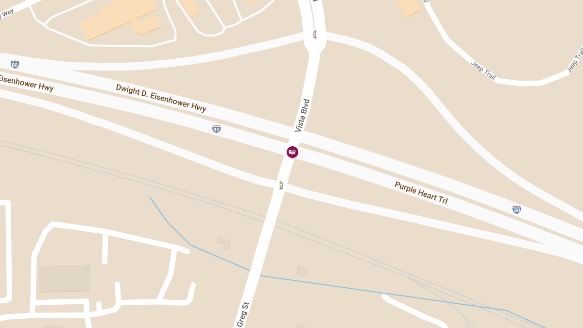 Crash at IR80 W & Vista Blvd Leads to Injuries