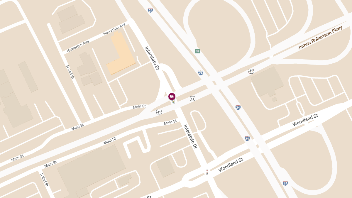 Crash at Interstate Dr & James Robertson Pkwy Results in Injuries