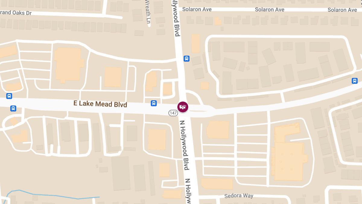 Crash at N Hollywood Blvd & E Lake Mead Blvd Causes Injuries