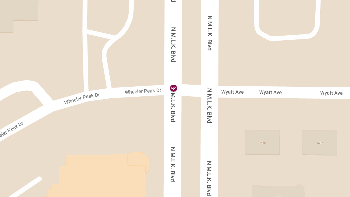 Crash at N Martin L King Blvd & Wheeler Peak Dr Results in Injuries