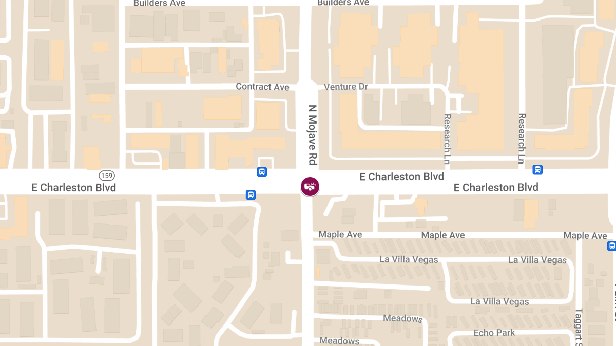 Crash at N Mojave Rd & E Charleston Blvd Leads to Injuries