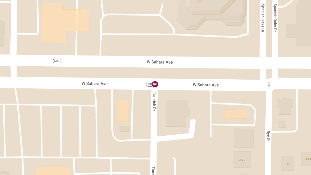 Crash at W Sahara Ave & Tamrich Dr Leads to Injuries
