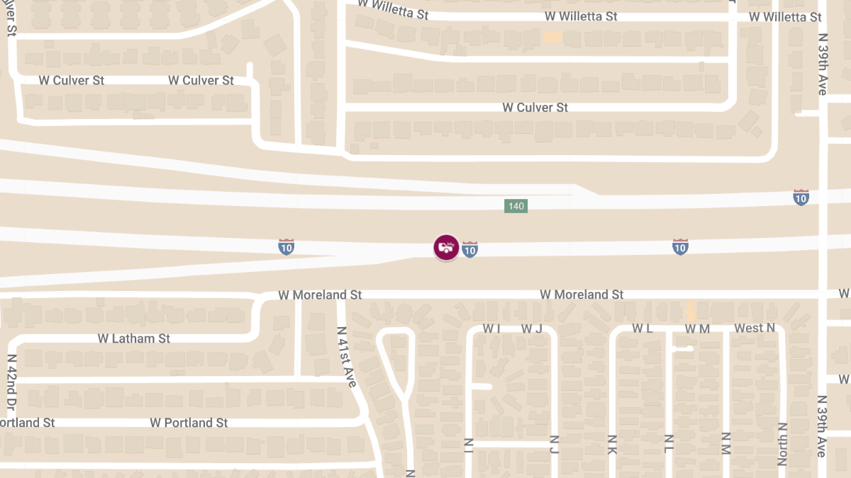 Crash on I-10 at the Stack Causes Morning Delays