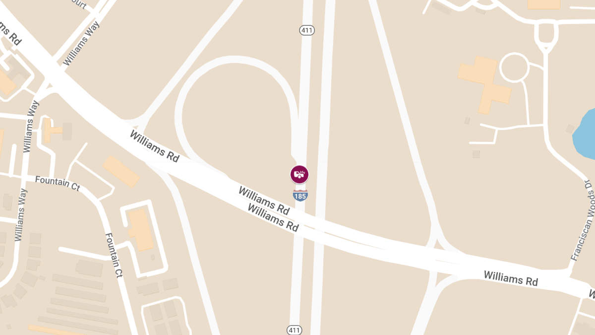 Crash on I-185 Near Williams Rd Causes Injures