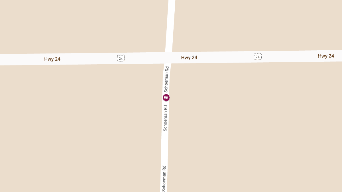 Crash on US-24 Near Schoeman Rd Causes Injuries