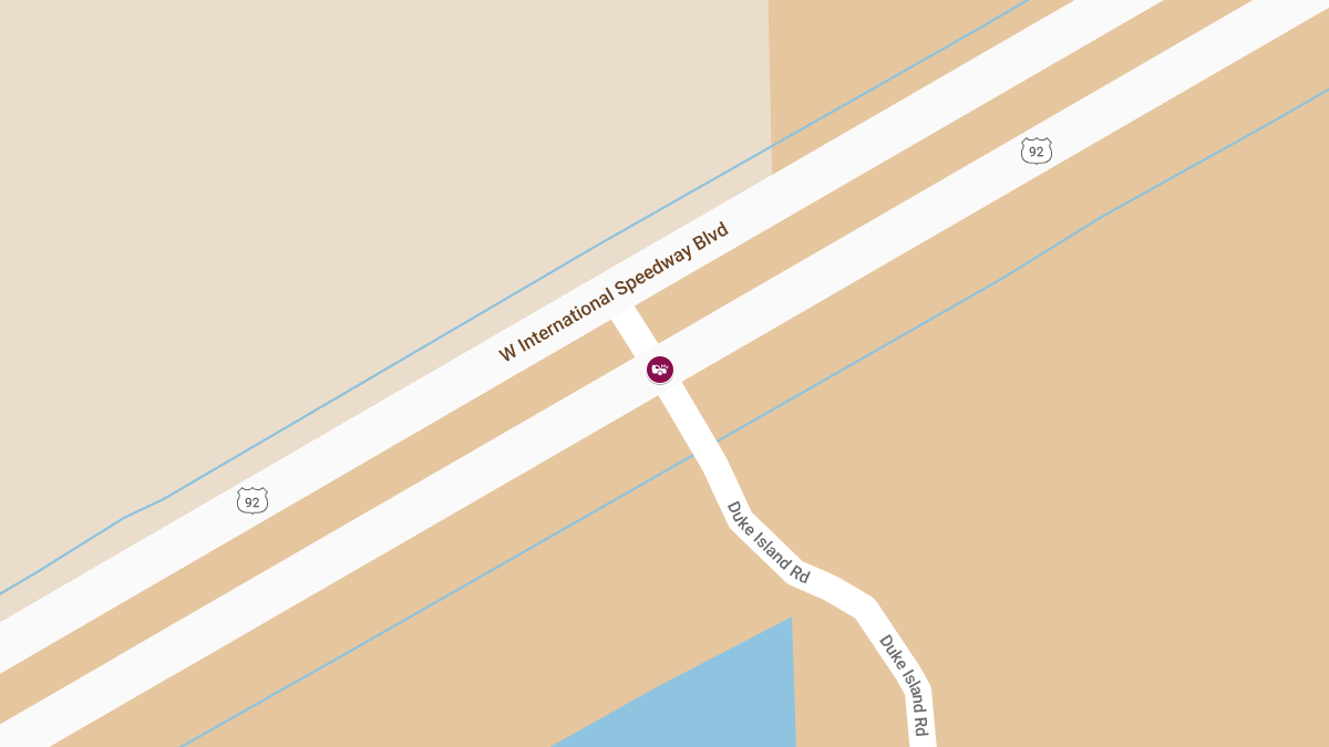 Crash on W International Speedway Blvd at Duke Island Rd Causes Injuries