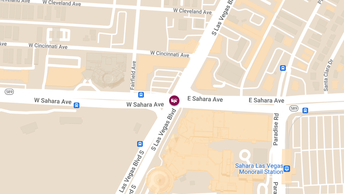 Crash on W Sahara Ave at S Las Vegas Blvd Results in Injuries