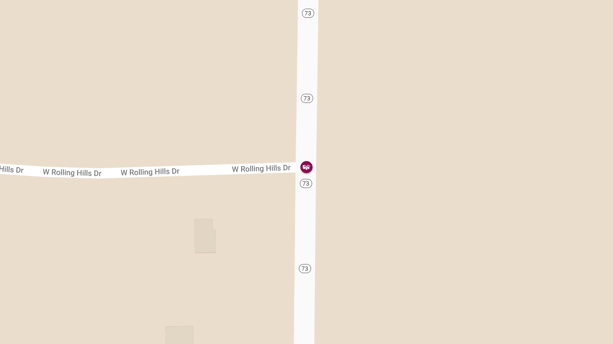 Crash on WIS 73 at Rolling Hills Dr Blocks All Lanes