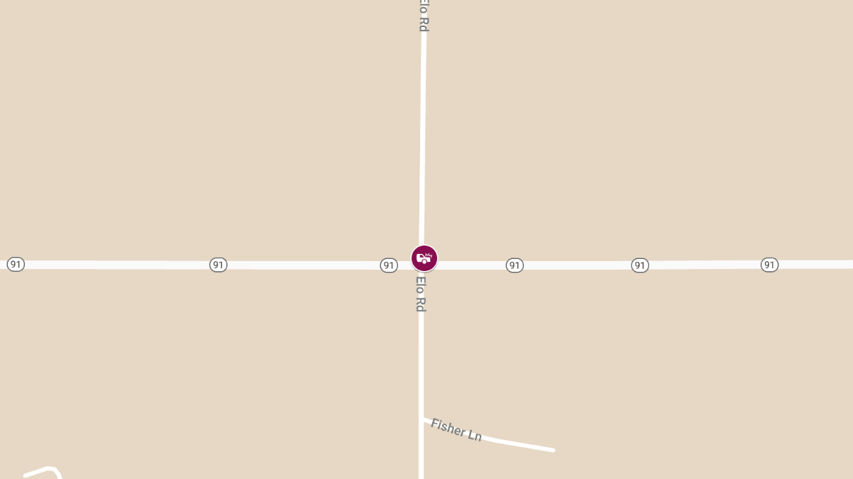 Crash on WIS 91 at Elo Rd Blocks All Lanes