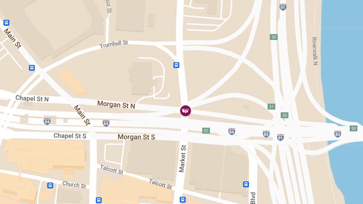 Crash with Entrapment at Morgan St and Market St