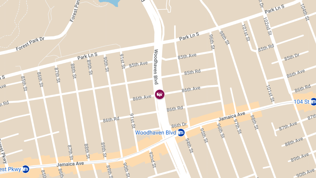 Crash with Injuries Involving Silver Toyota Camry at 86th Ave & Woodhaven Blvd