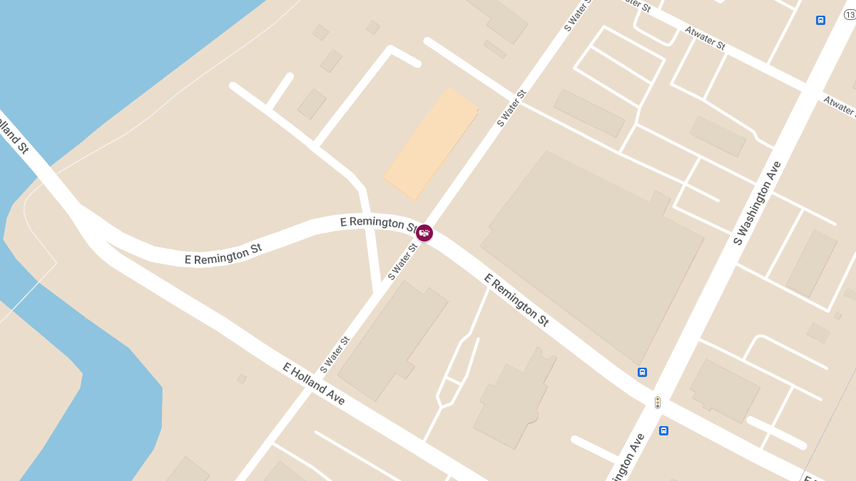 Crash with Injuries Reported at Remington St & Water St