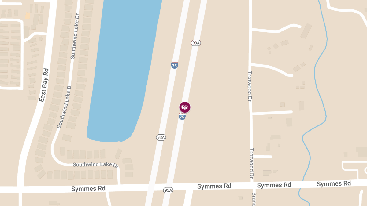 Crash with Injuries Reported on I-75 NB at MM254