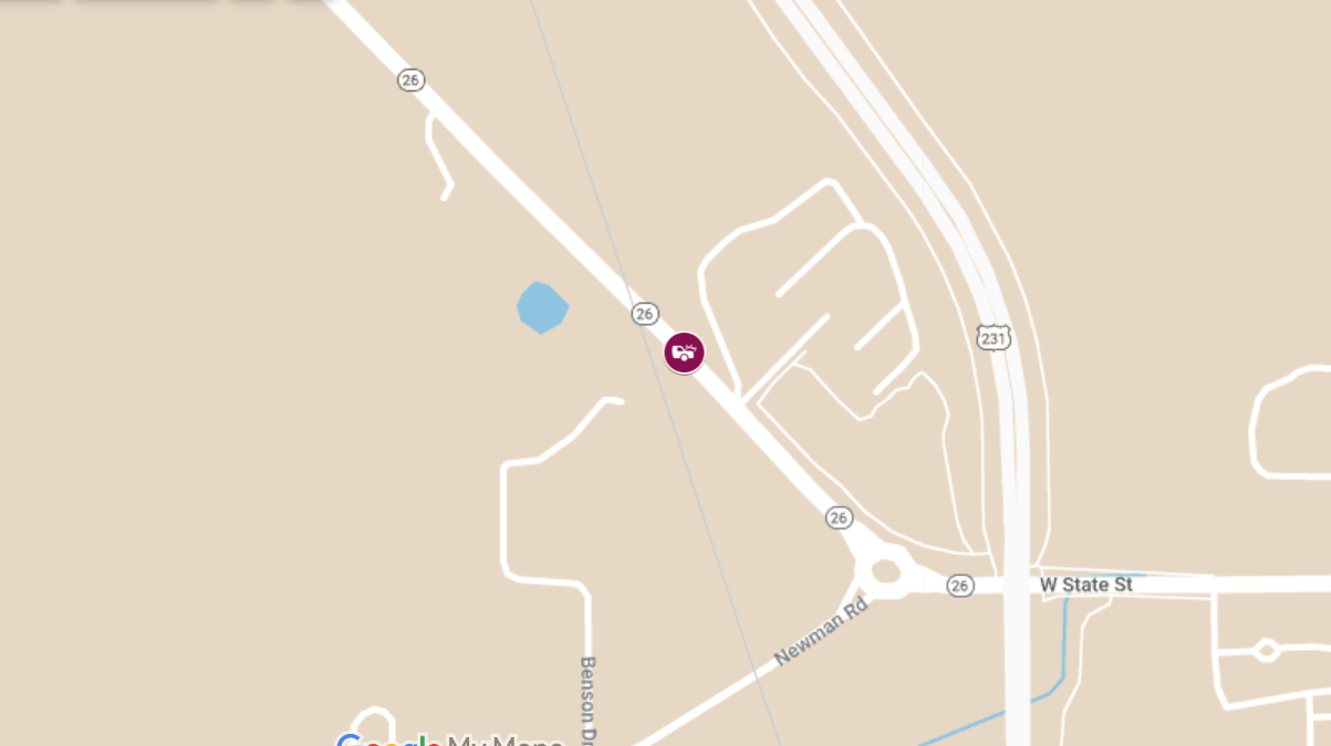 Crash with Injuries Reported on State Road 26 at 350 W