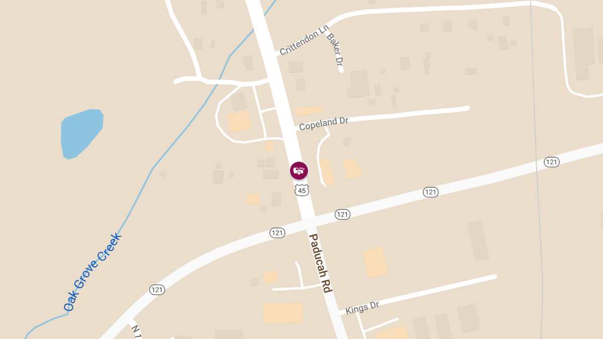 Crash with Injuries Temporarily Closes U.S. 45