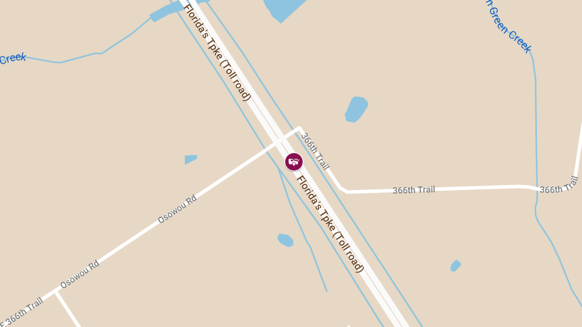 Crash with Injuries and Stalled Vehicle Causes Roadblock on Florida's Tpke SB at MM16