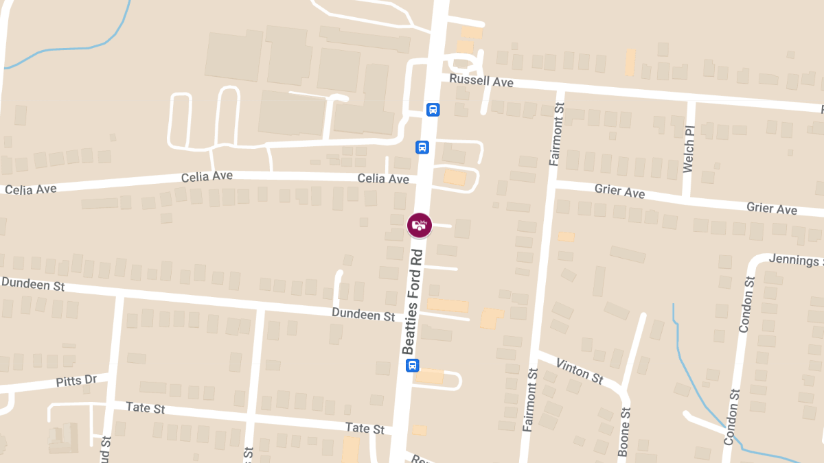 Crash with Injuries at 1415 Beatties Ford Rd