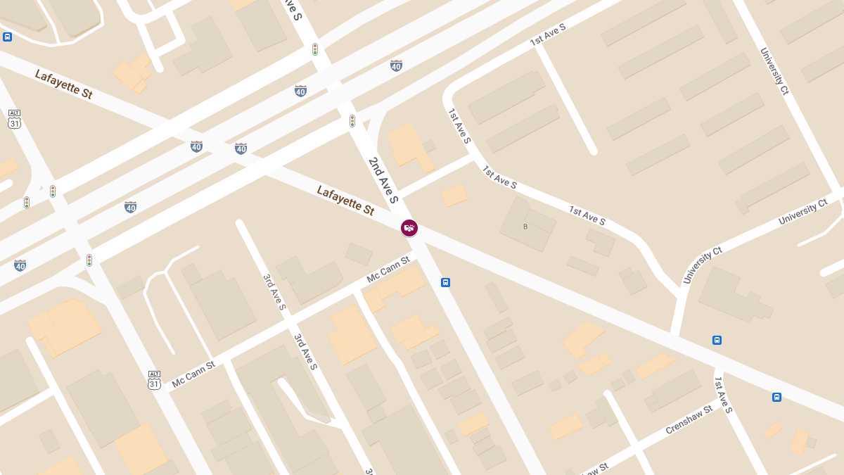 Crash with Injuries at 2nd Ave S & Lafayette St