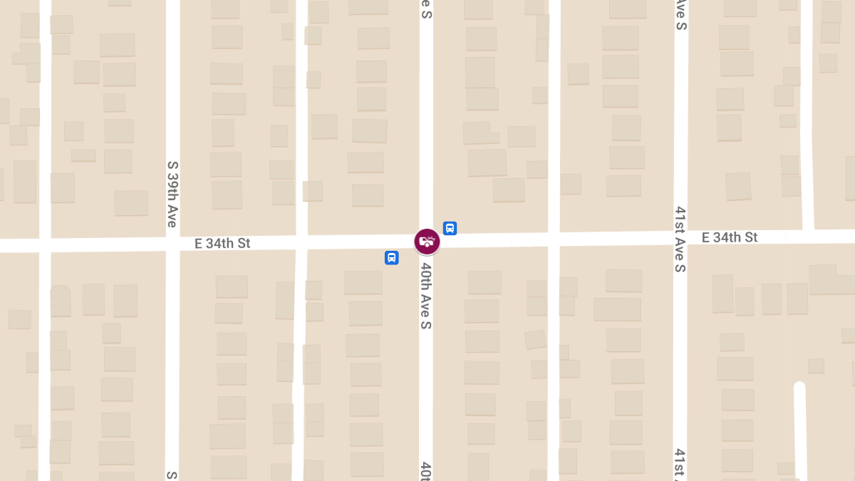 Crash with Injuries at 40th Ave S and E 34th St in Cooper Neighborhood