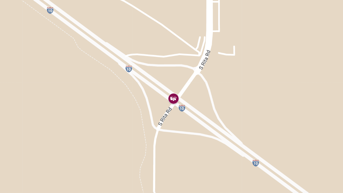 Crash with Injuries at 9255 S Rita Rd