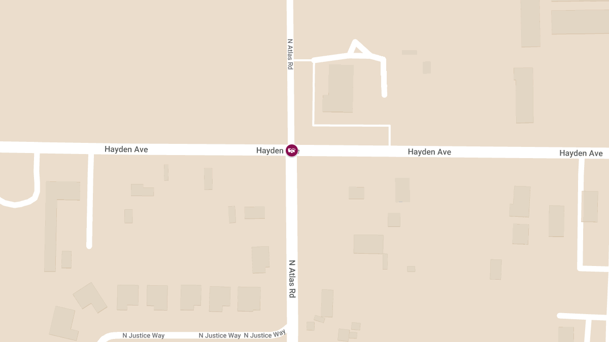 Crash with Injuries at Atlas Rd & Hayden Ave